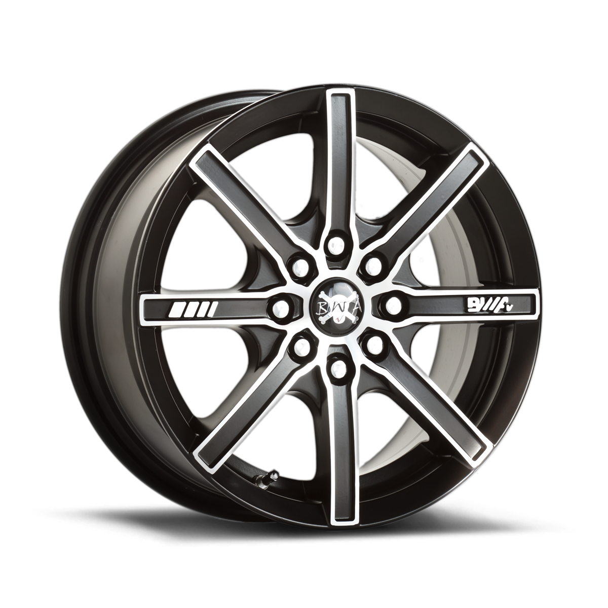 BWAv Alloy Wheels | Vortex Negro Mate Diamantado